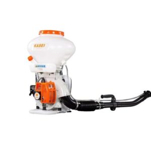 Kasei 26/40 Backpack mist blower uses air as the carrier for the chemical you are applying, distributing very small droplets evenly over a large area.