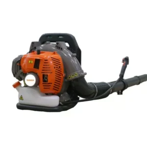 Tanaka Backpack Leaf Blower BLO550. This 2 stroke petrol backpack leaf blower is lightweight yet features a very powerful 52cc engine