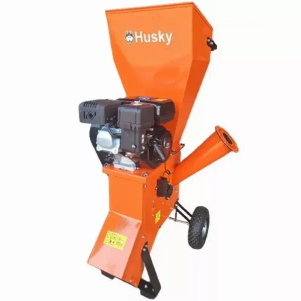 Husky 76mm (3″) Wood Chipper Shredder with Stiletto EX200 196cc Petrol Engine for leaves branches compost twigs wood.