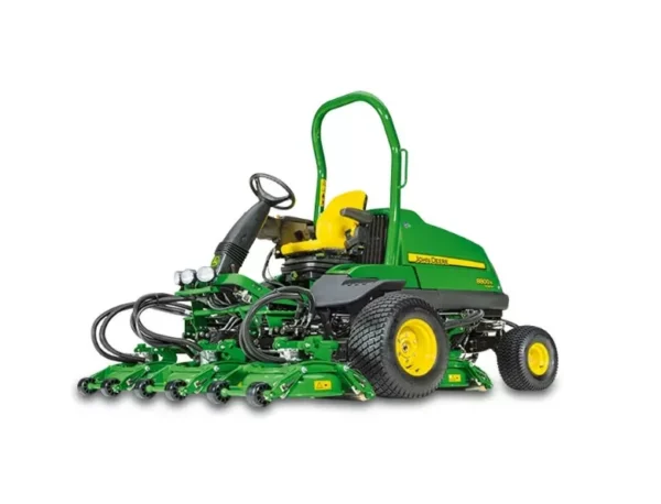 John Deere 8800A TerrainCut Rough Mower is a powerful and versatile professional mower for tough terrains, delivering exceptional performance and precision.