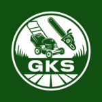 GKS Logo white on green square